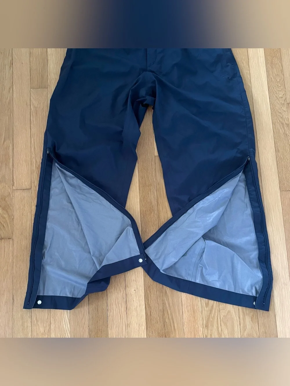 Vintage Nike Storm Fit Golf Pants 90s Mens XL Navy Blue Windbreaker Shield Y2K